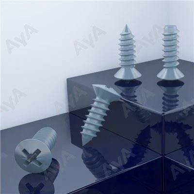 Oval baş Counterunk vida