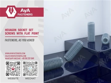 Aya Fasteners Bələdçisi|Niyə altıbucaqlı yuva qurma vintləri düz nöqtə ilə is...